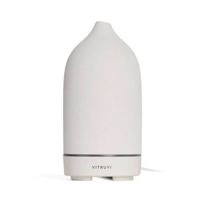 White Custom Vitruvi Stone Diffuser - Corporate Gifts