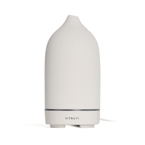 White Custom Vitruvi Stone Diffuser - Corporate Gifts