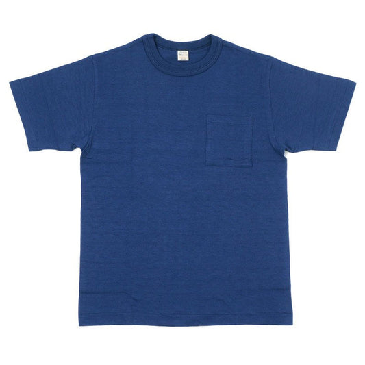 Warehouse & Co. 4601 - Pocket T-Shirt - Eggplant / Navy
