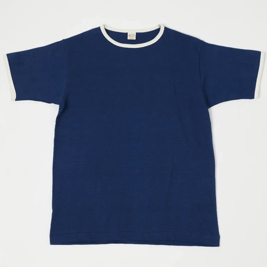 Warehouse & Co. Lot 4059 - Ringer Tee - Navy/Cream