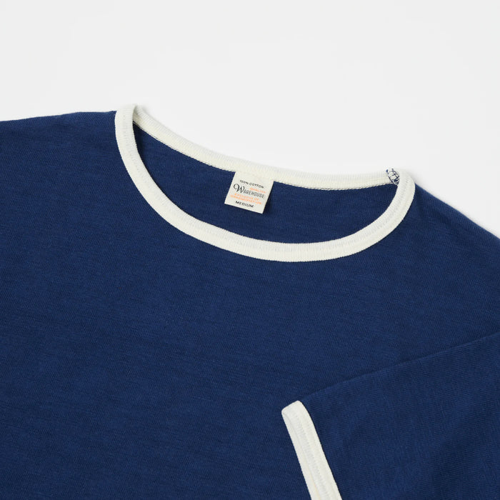 Warehouse & Co. Lot 4059 - Ringer Tee - Navy/Cream