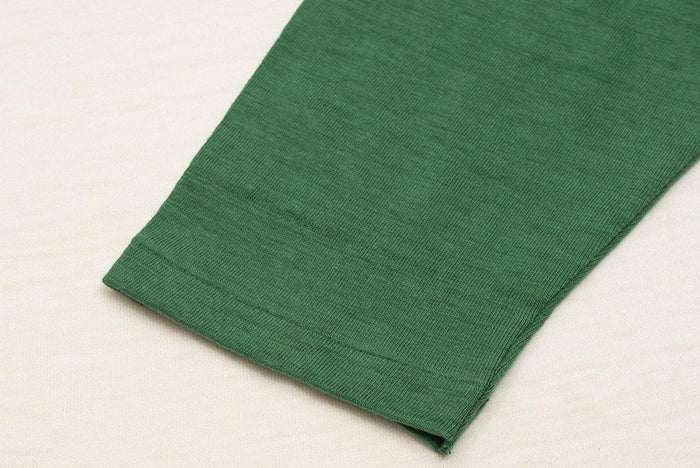 Warehouse & Co. Lot 4800 - Baseball Tee Plain - Cream/Light Green