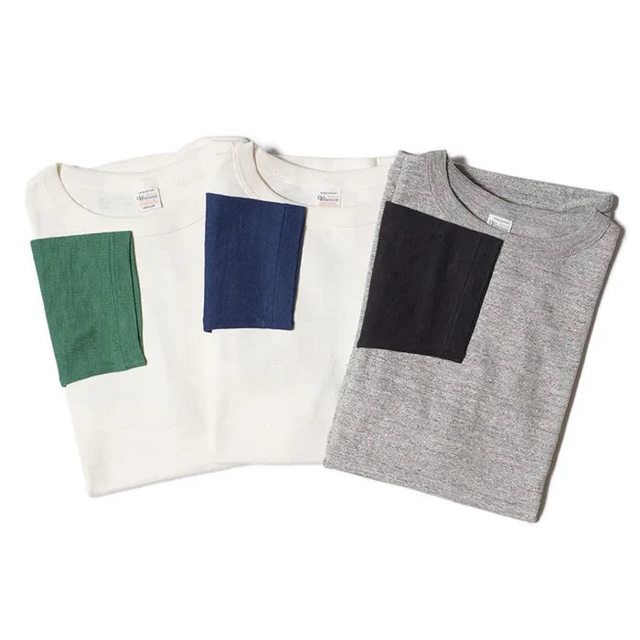 Warehouse & Co. Lot 4800 - Baseball Tee Plain - Cream/Light Green
