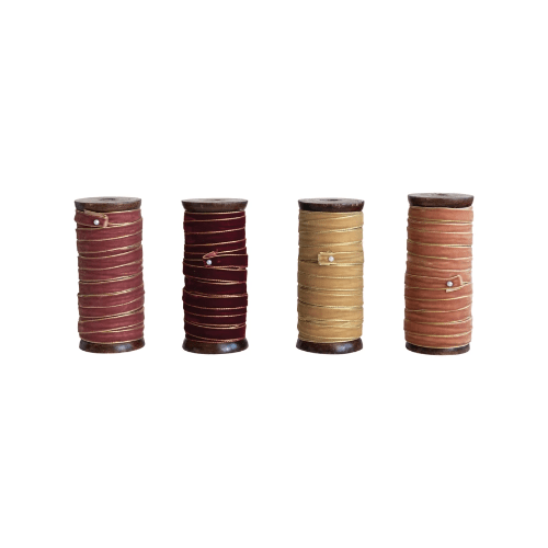 Creative Co-op Gift Wrap Warm Shades 10 Yard Velvet Ribbon (Select Color)