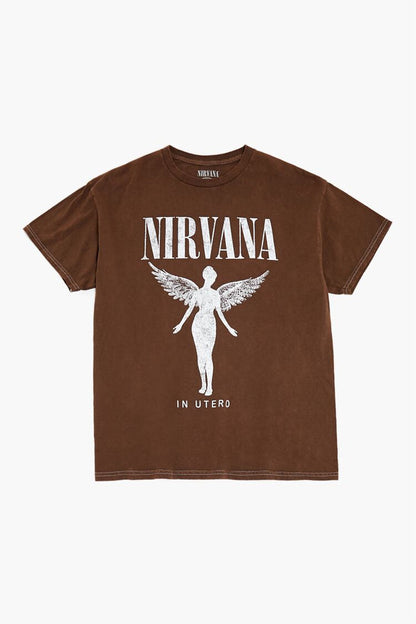 Washed Nirvana Graphic Tee