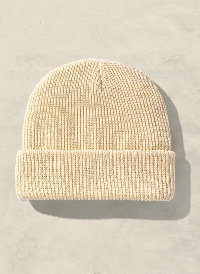 Eggshell Custom Weld Mfg. Hemp Slacker Beanie - Corporate Gifts