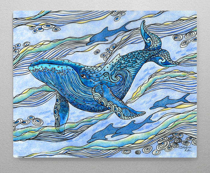 Whale Watch Aluminum Wall Art