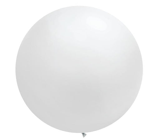 burton+burton Balloons White 3' Latex Balloon