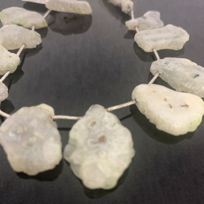 White Agate gemstone Strands
