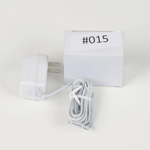 White Replacement Adapter 3V DC 300mA with Male Barrel Jack
