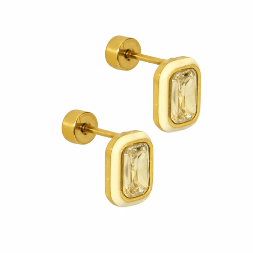 Linny & Co. Whitney Butter Yellow Earrings