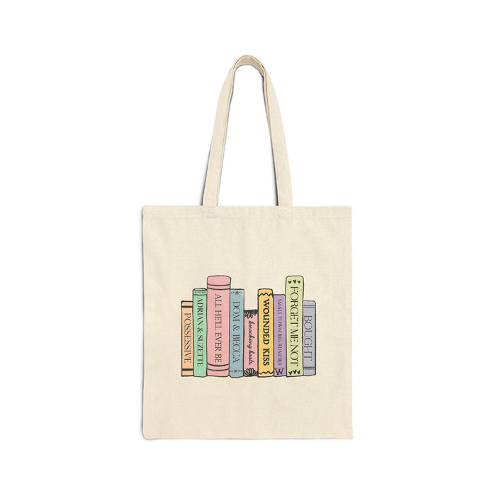 Willow's Book Shelf Cotton Canvas Tote Bag