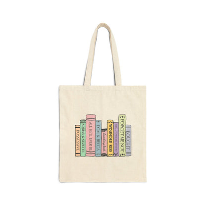 Willow's Book Shelf Cotton Canvas Tote Bag