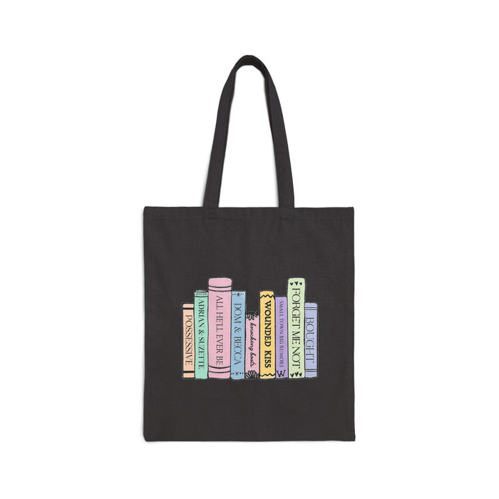 Willow's Book Shelf Cotton Canvas Tote Bag
