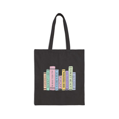 Willow's Book Shelf Cotton Canvas Tote Bag