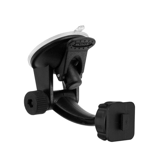 The Windshield Suction Car Mount - Single T Pattern Compatible features a strong suction cup and adjustable design, ideal for mounting GPS units, SiriusXM Satellite Radios, or smartphones to your dashboard or windshield.