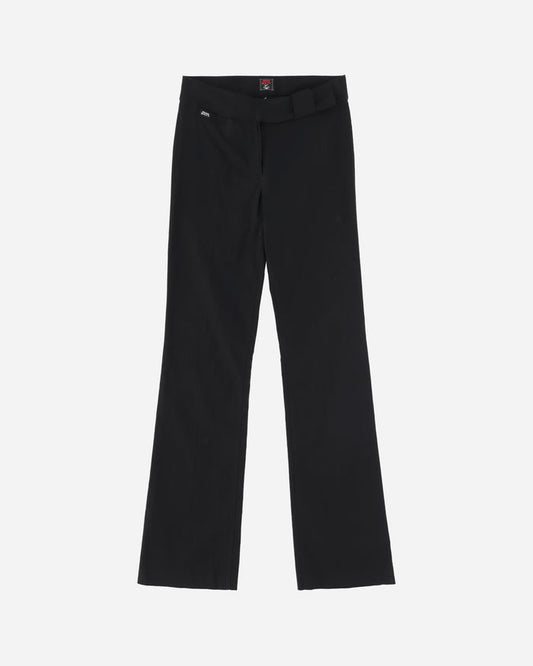 Pezze Vintage Wmns Miss Sixty Deadstock Bootcut Trousers Black Pants Trousers 0672435 1