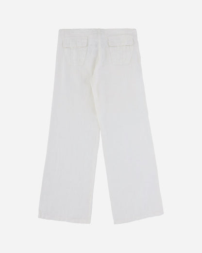 Pezze Vintage Wmns Dolce & Gabbana White Flared Trousers White Pants Flare 0672430 1