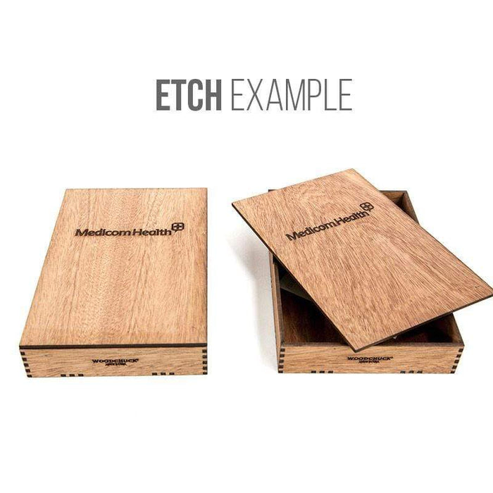 Custom Wood Journal Box + Journal - Corporate Gifts