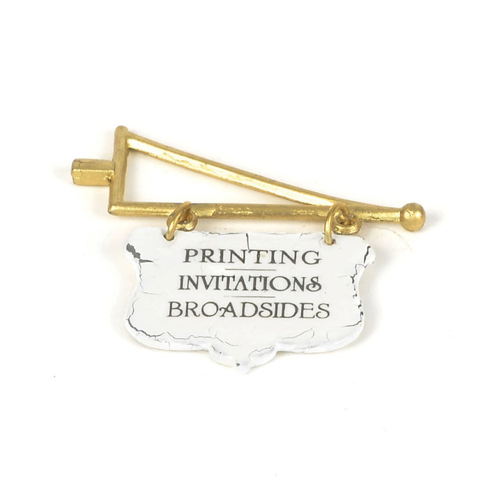 Woodbridge Gazette &Printing Office Sign