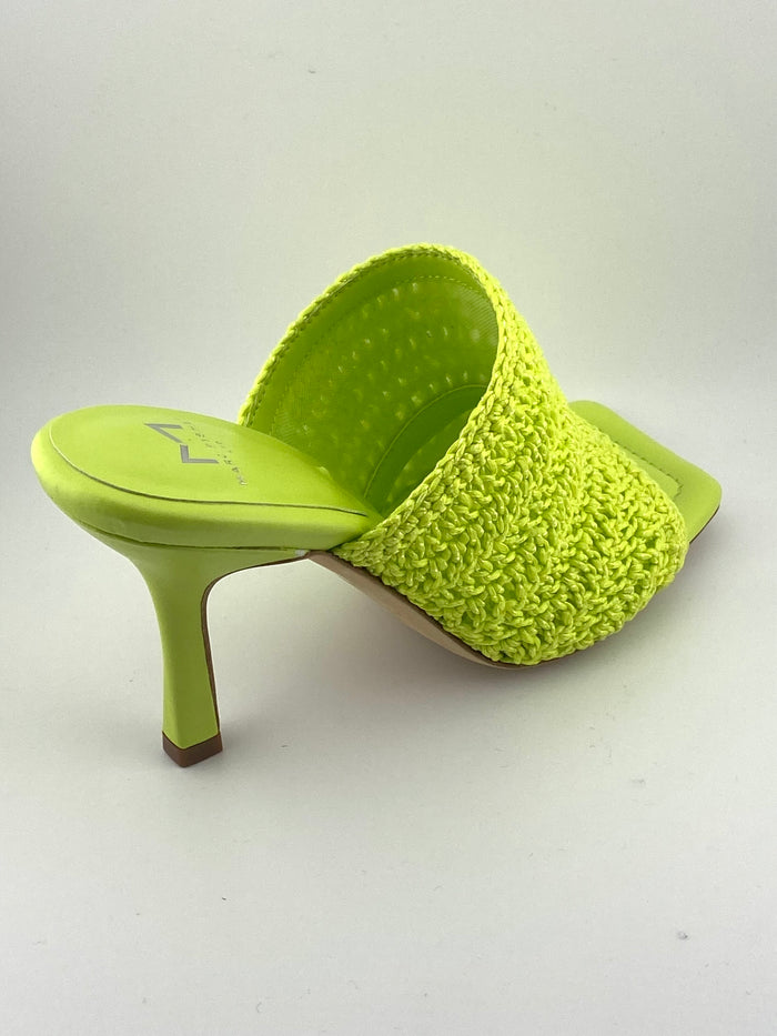 Woven Raffia Wide-Vamp Mule Dako