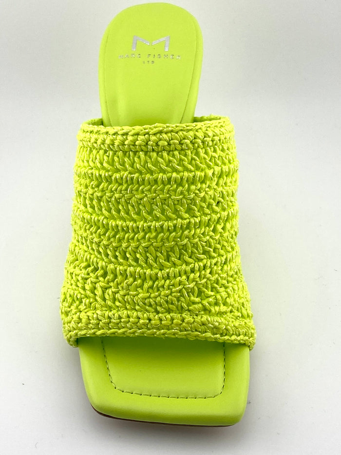 Woven Raffia Wide-Vamp Mule Dako
