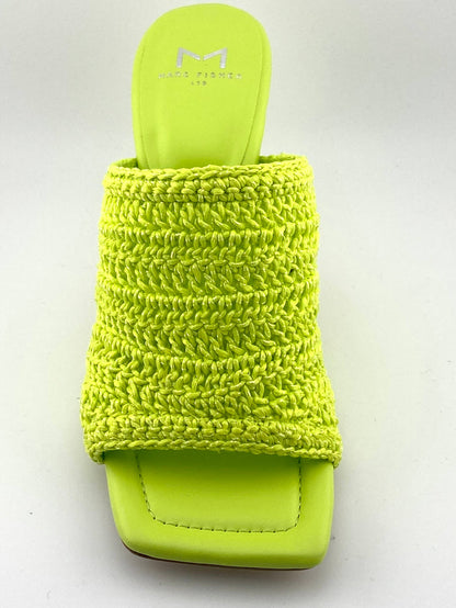 Woven Raffia Wide-Vamp Mule Dako