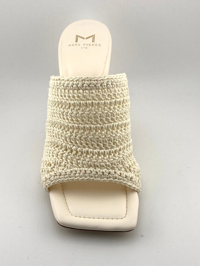 Woven Raffia Wide-Vamp Mule Dako