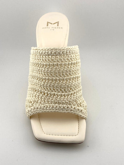 Woven Raffia Wide-Vamp Mule Dako