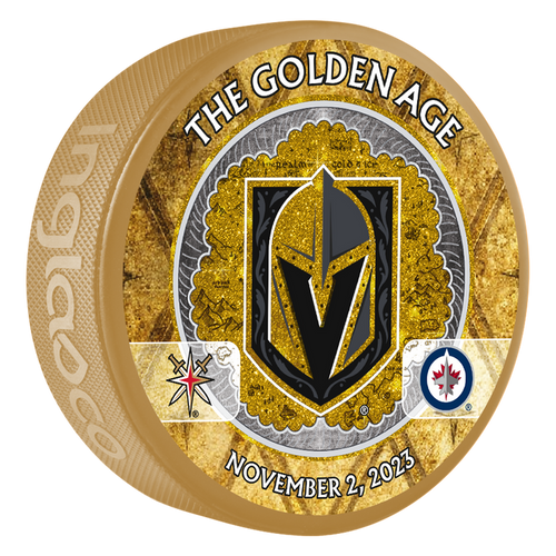 WPG vs. VGK Match-Up Puck - 11/2/2023 - Vegas Team Store