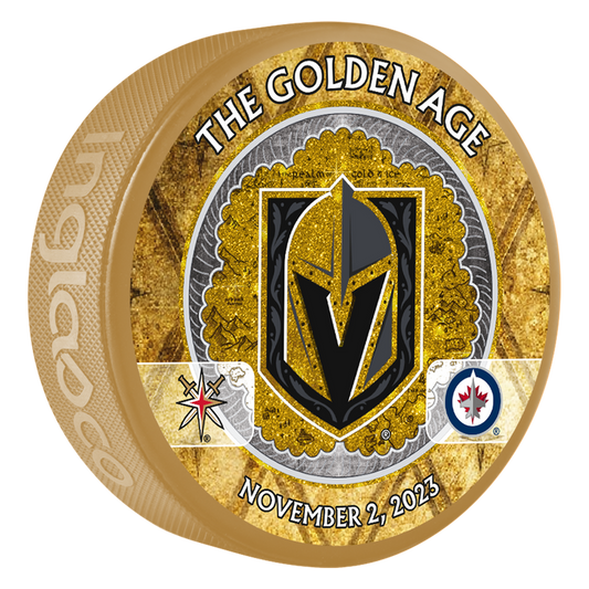 WPG vs. VGK Match-Up Puck - 11/2/2023 - Vegas Team Store