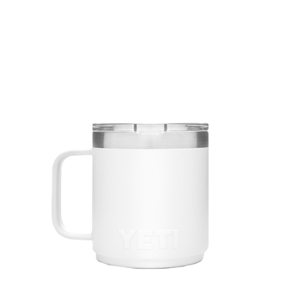 White Custom YETI Rambler 10oz Stackable Mug - Corporate Gifts