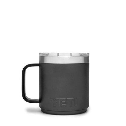 Black Custom YETI Rambler 10oz Stackable Mug - Corporate Gifts
