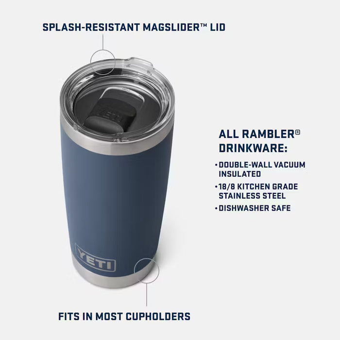 Yeti Rambler 20 oz. Tumbler  - Blue Camo