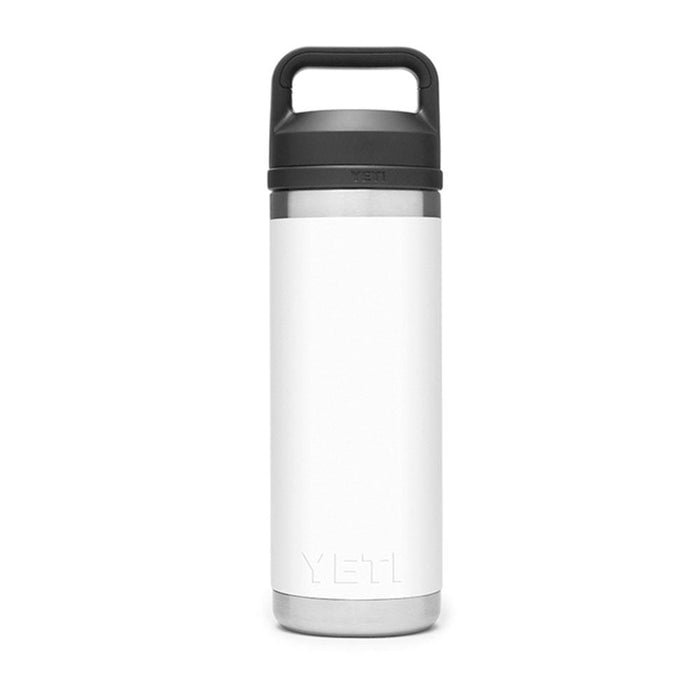 White Custom YETI Rambler 18oz Bottle w/ Chug Cap - Corporate Gifts