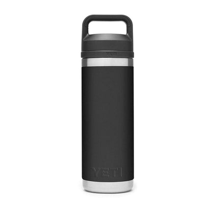 Black Custom YETI Rambler 18oz Bottle w/ Chug Cap - Corporate Gifts