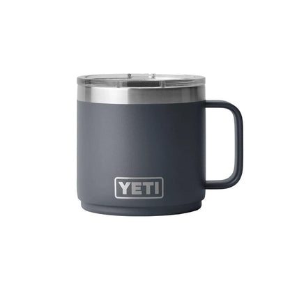 Charcoal Custom YETI Rambler Stackable 14oz Mug - Corporate Gifts