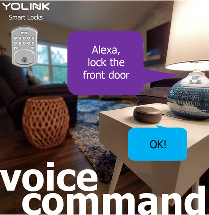 YoLink Smart Lever Lock M3 - YoLink Hub Required - YoLink