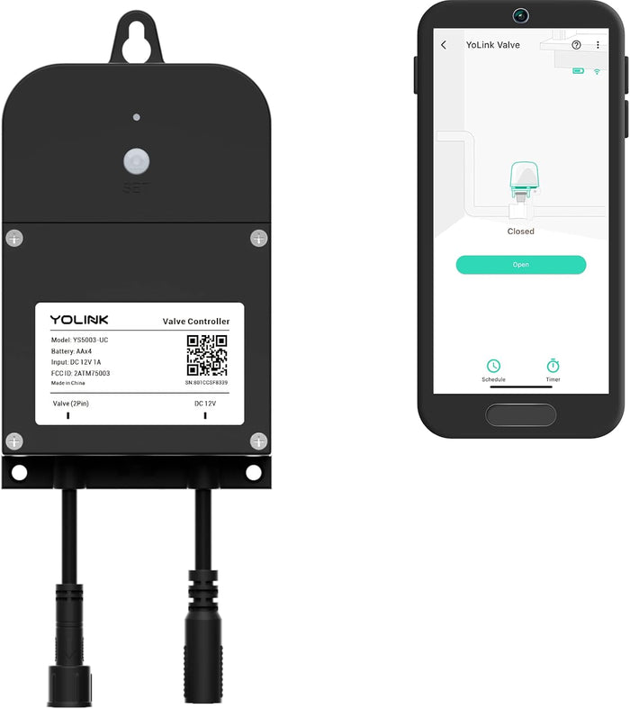 YoLink Smart Wireless Water Valve Controller 2 - HUB REQUIRED