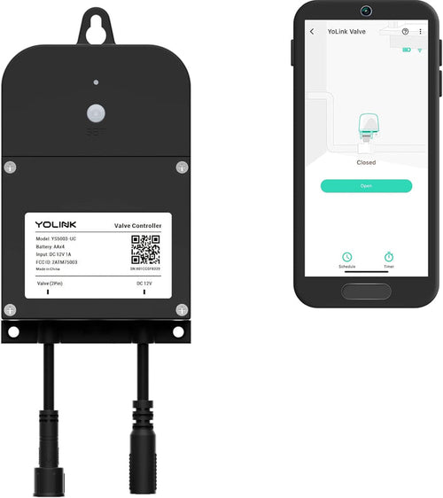 YoLink Smart Wireless Water Valve Controller 2 - HUB REQUIRED