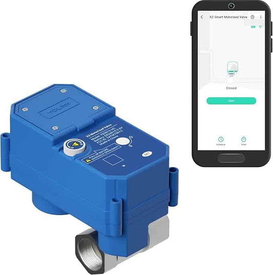 YoLink X3 Commercial Smart 3/4'' Motorized Ball Valve, Stainless Steel, NSF Certified, 10-Year Battery, LoRa 1/4-Mile Range, Alexa, IFTTT, Home Assistant – Hub Required"